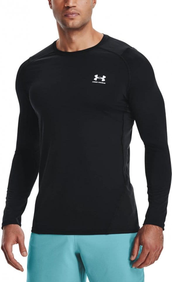 Langarm-T-Shirt Under UA HG Armour Fitted LS-BLK