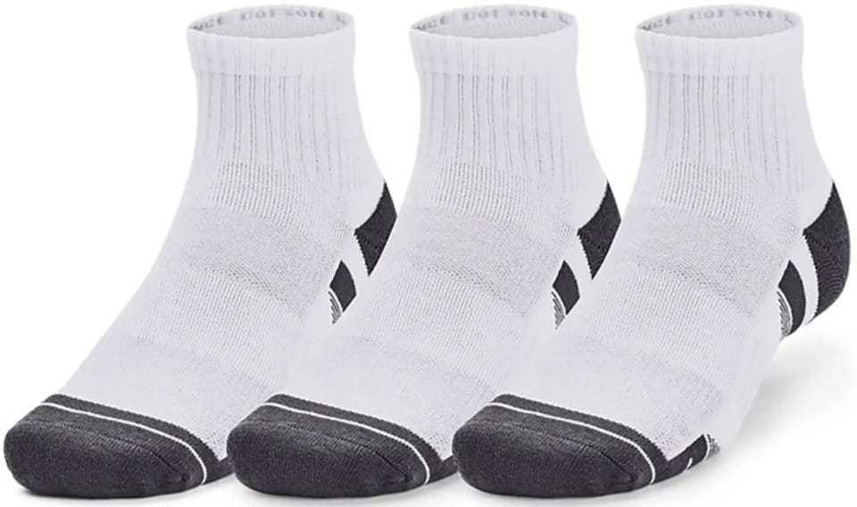 Socken Under Armour UA Performance Cotton 3p Qtr-WHT