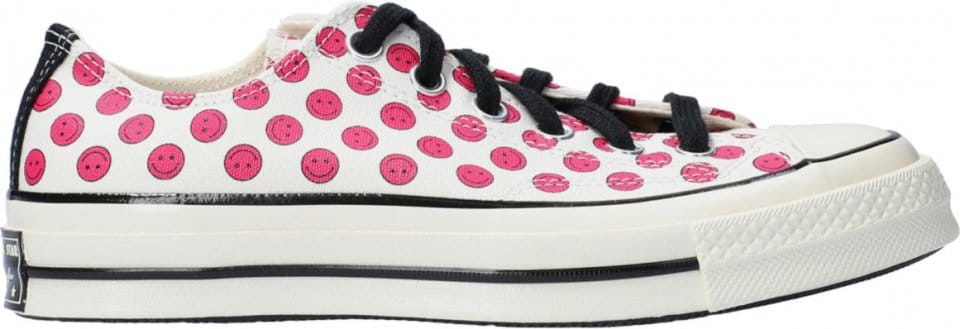 Schuhe Converse Chuck 70 OX Sneaker Damen Weiss Pink