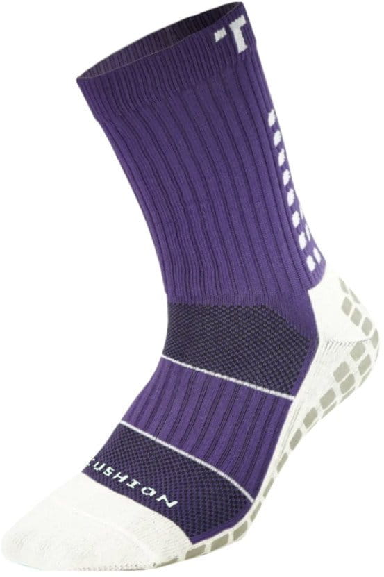 Socken Trusox Cushion 3.0 - Purple with White Trademarks