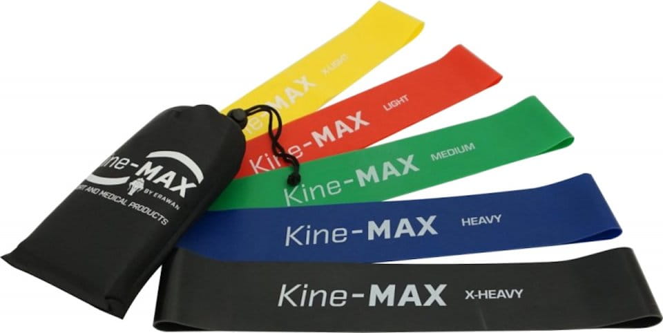 Verstärkungsgummi Kine-MAX Professional Mini Loop Resistance Band KIT - 5 bands